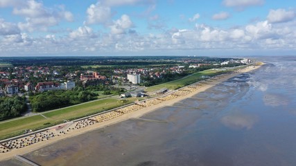 Plage de Cuxhaven (Allemagne)