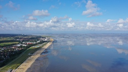 Plage de Cuxhaven (Allemagne)