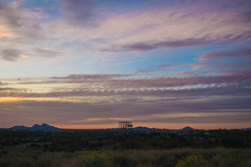 Colorful sky at the afternoon in natural environment