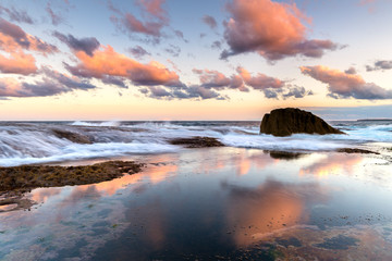 Fototapeta premium Bondi Beach at sunset, Sydney Australia