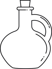 Olive oil icon, vector illustration