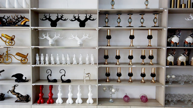 Adornos en tienda, Miraflores, Lima - Per&uacute;.