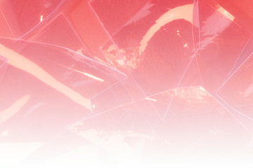 broken glass  in luxurious  style, geometric pattern background 