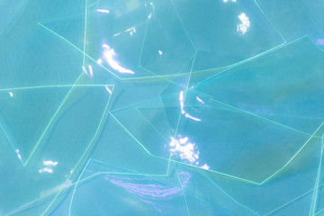 broken glass  in luxurious  style, geometric pattern background 