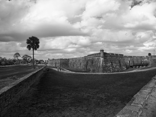 Fort in the first European city in the US.