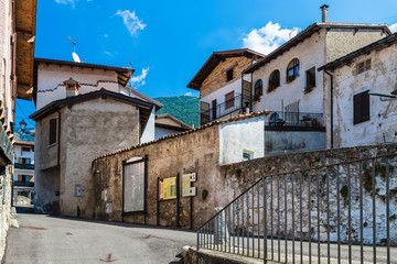 Fototapeta na wymiar Street of a provincial Italian town