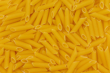Penne pasta  background, texture, pattern.