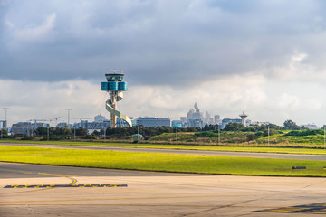 Air traffic control tower of Sydney airport, Australia