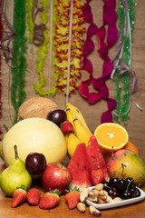 Seasonal fruits ideal to be consumed on carnival revelry days.