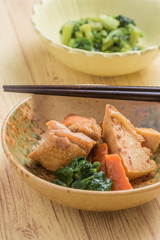 春の味覚　タケノコの煮物