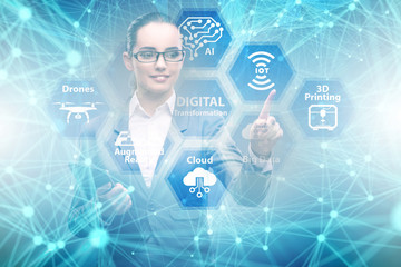 Digital transformation and digitalization technology concept