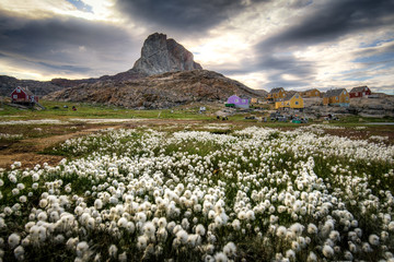 Village of Ikerasak in Uummannaq Fjord, Greenland © Viktor Posnov