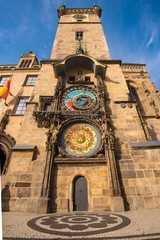 Astronomical Clock Tower in the Old Town of Prague, Czechia