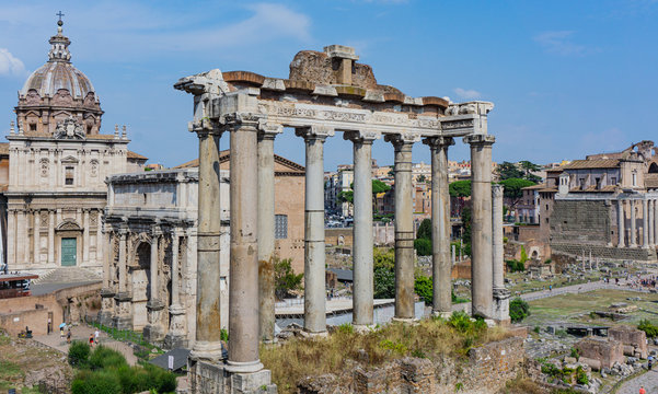 Rome Landscape Travel Photography Sunny Summer Day
