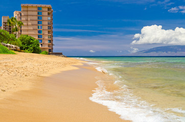 Fantastic beach coast at Maui, Hawaii.
