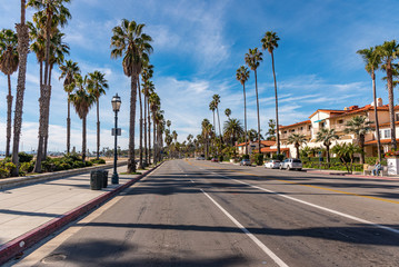 Road of Santa Barbara, California - obrazy, fototapety, plakaty