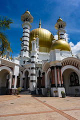 Fototapeta na wymiar Scenic view of Masjid Ubudiah, Kuala Kangsar, Perak