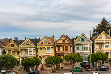 View of The Painted Ladies