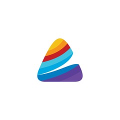 A Logo Simple Templates Vector Templates Full Color