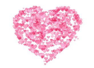 背景：ハート-愛-恋-愛情-かわいい-好き-プレゼント-ギフト-赤-レッド-ピンク（ベクター有）