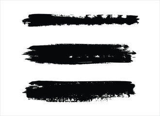 ink black brush paint stroke background