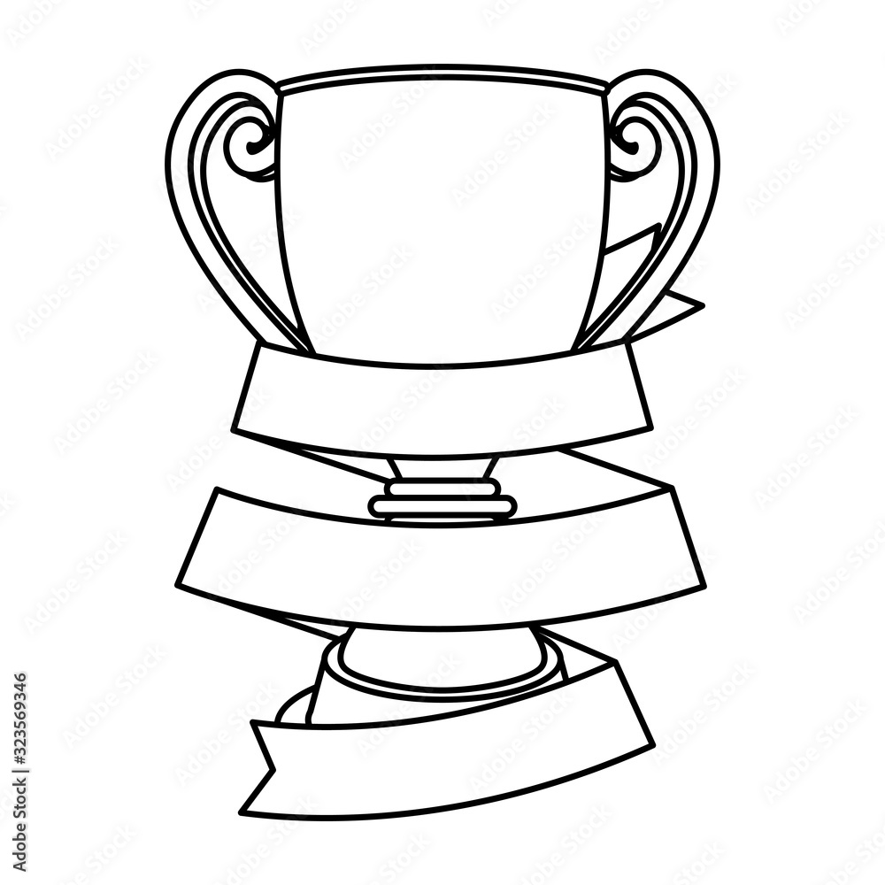 Canvas Prints trophy cup award isolated icon