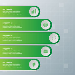 Infographic elements. Business concept timeline. Modern infograph template. Can use for workflow layout, diagram, banner, webdesign, presentation. Vector illustration.