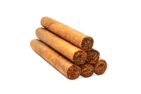 Real Expensive Premium Cuban Cigars. Fat Cuban Cigars, Lighter Tobacco Leaves, Hand Rolled