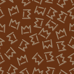 Set of seamless patterns with doodles elements. Hand drawn. Vector illustration. EPS 10