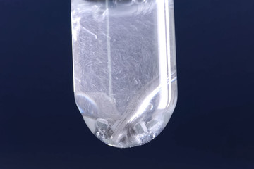 Allmium in vitro for chemical reactions. Tube the flask