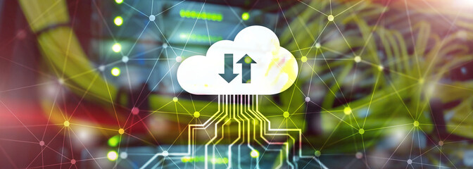 Future Network Cloud Services Business concept. Cloud for your organization.