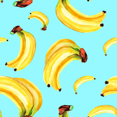 Fruit banana seamless pattern