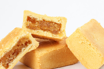 Chinese Taiwanese style cake stuffed with pineapple feeling