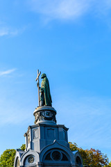 Monument to prince Volodymyr the Great in a Kiev, Ukraine