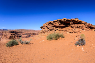 Beautiful view of the Glen Canyon, Arizona, USA