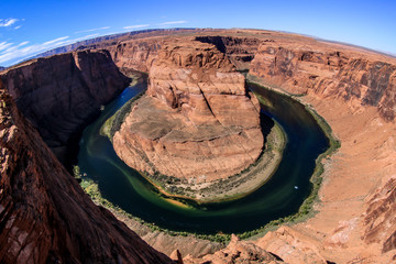 Curves of th Colorado River in the Glen Canyon, Arizona, USA