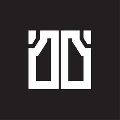 DD Logo with squere shape design template