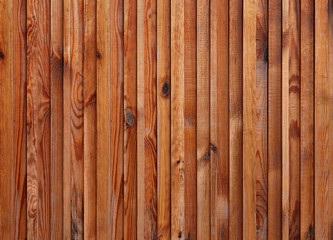 decorative panel of vertical pine planks