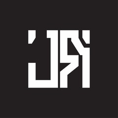 Obraz premium JR Logo with squere shape design template