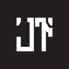Fototapeta premium JT Logo with squere shape design template