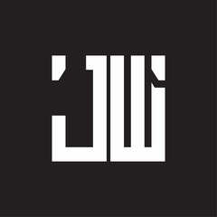 JW Logo with squere shape design template