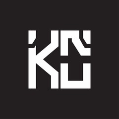 KO Logo with squere shape design template