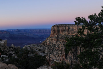 Fototapeta na wymiar Amazing View of the Sunrise in Grand Canyon National Park, Arizona, USA