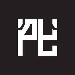 Fototapeta premium PY Logo with squere shape design template