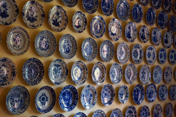 blue plates collection