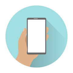 Smartphone icon. Cellphone symbol. Vector.