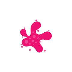 Bacteria vector illustration icon template