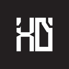 XD Logo with squere shape design template