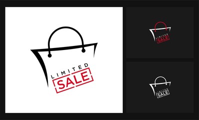 black Friday sale concept design logo