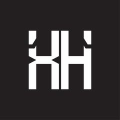 Obraz premium XH Logo with squere shape design template